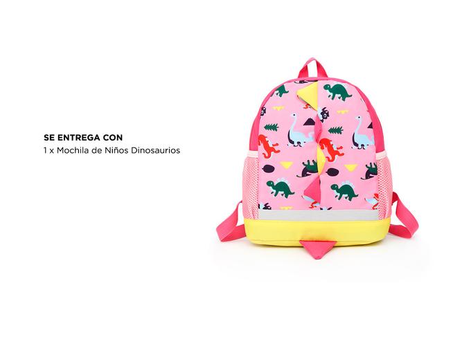 Mochila Escolar Para Niños Dinosaurios  - 6