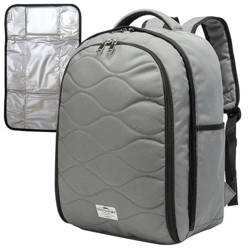 Mochila Bolso Maternal South Port Multiples Compartimentos Cambiador - 0