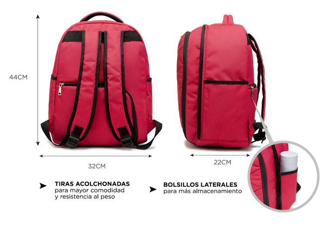 Mochila Bolso Maternal South Port Multiples Compartimentos Cambiador - 5