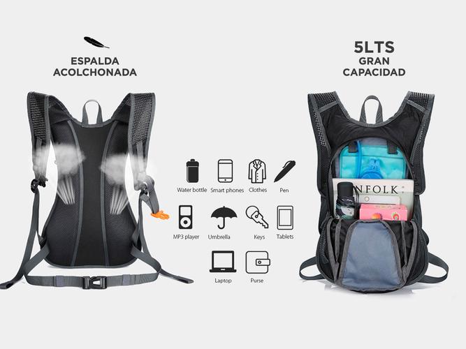 Mochila Southport Camelback 5lts  Bolsa de Agua 2lts - 3