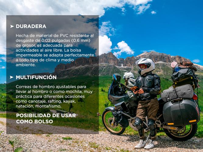 Bolso Estanco Moto South Port Impermeable 45L - 3