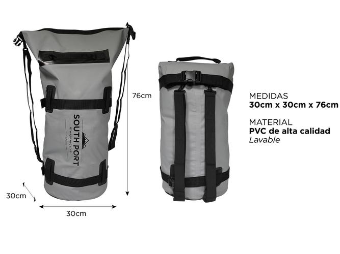 Bolso Estanco Moto South Port Impermeable 45L - 5
