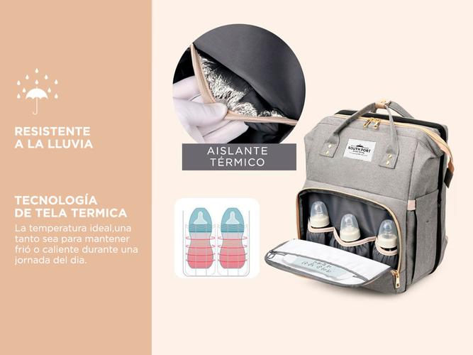 Bolso Mochila Maternal Térmica Múltiple - 4