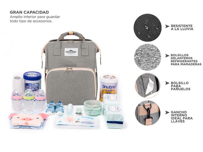 Bolso Mochila Maternal Térmica Múltiple - 5