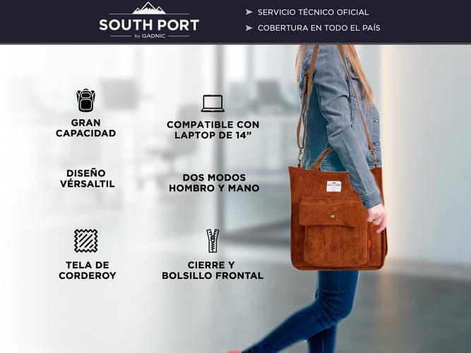Bolso Corderoy Gadnic Tote Bag Mujer  - 1