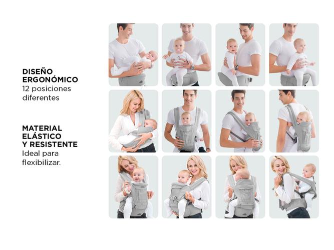 Mochila Porta Bebe Gadnic Ergonomica 20kg 3 en 1 - 3