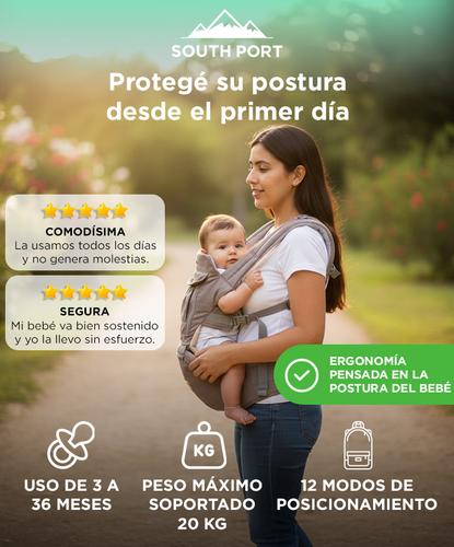 Mochila Porta Bebe Gadnic Ergonomica 20kg 3 en 1 Outlet - 1