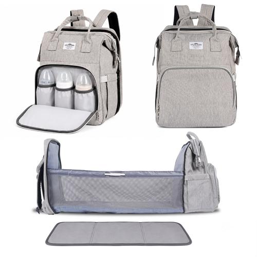 Mochila Maternal Gadnic Pañalera Cuna Portátil - 0