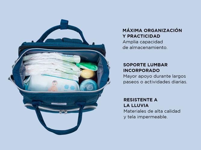 Mochila Maternal Gadnic Pañalera Cuna Portátil - 3