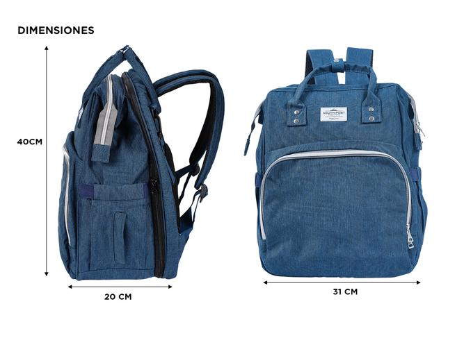 Mochila Maternal Gadnic Pañalera Cuna Portátil - 4