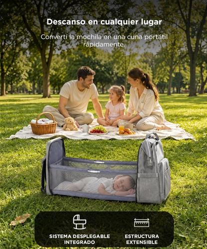 Mochila Maternal Gadnic Pañalera Cuna Portátil - 2
