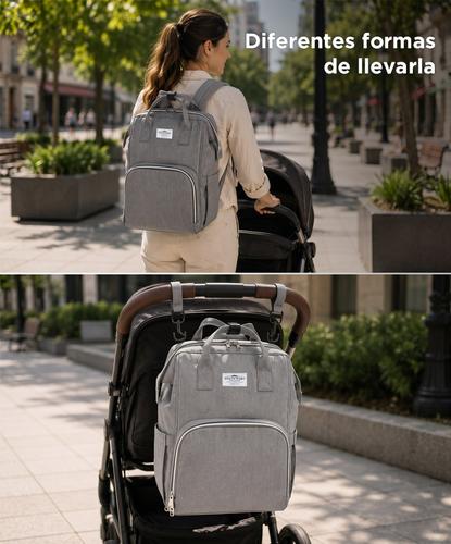 Mochila Maternal Gadnic Pañalera Cuna Portátil - 4