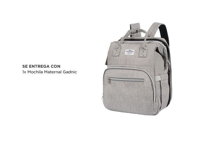 Mochila Maternal South port Con Cuna Cambiador Plegable  - 5