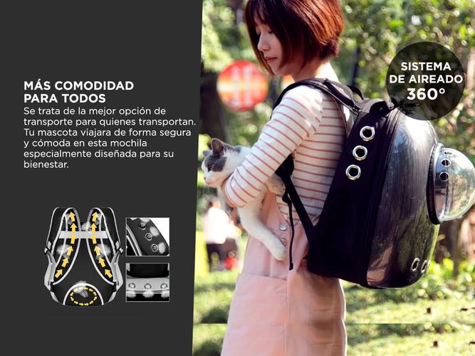 Mochila Transportadora Gadnic MCH-141G Para Mascotas - 2