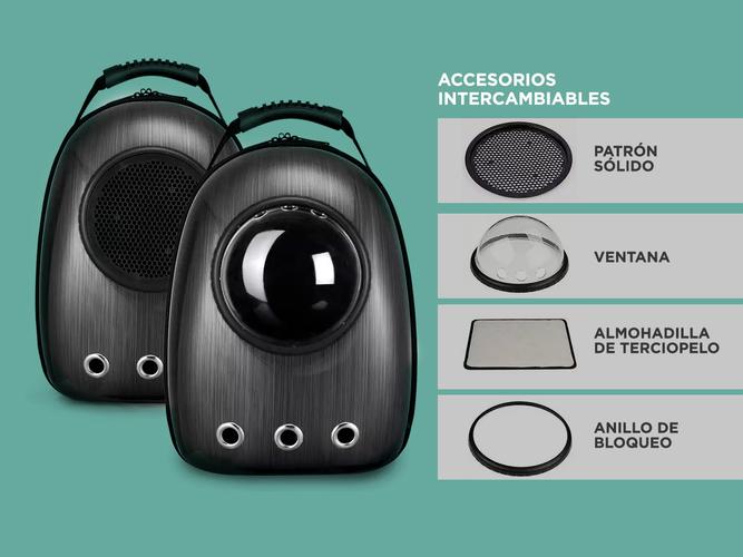Mochila Transportadora Gadnic MCH-141G Para Mascotas - 4