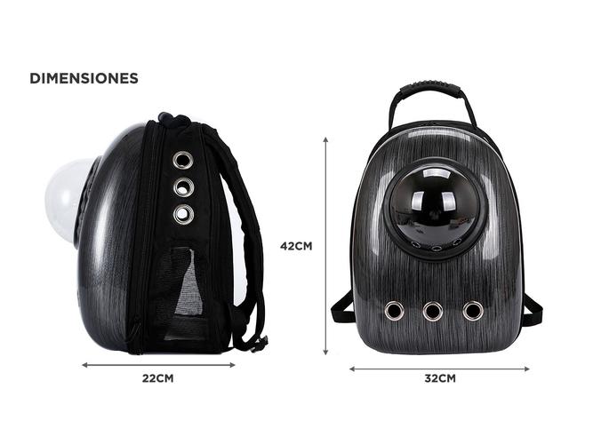 Mochila Transportadora Gadnic MCH-141G Para Mascotas - 5