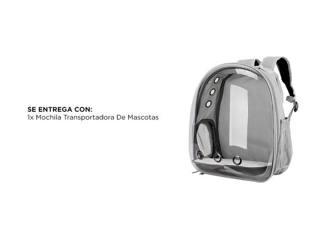 Mochila Transportadora de Mascotas Gadnic Capsula Acrilico 360 - 4