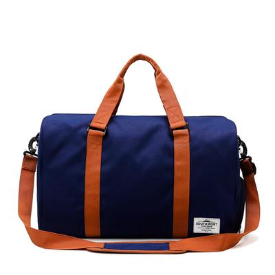 Bolso De Lona Con Tampado De Retrato Y Cielo Trellado Al