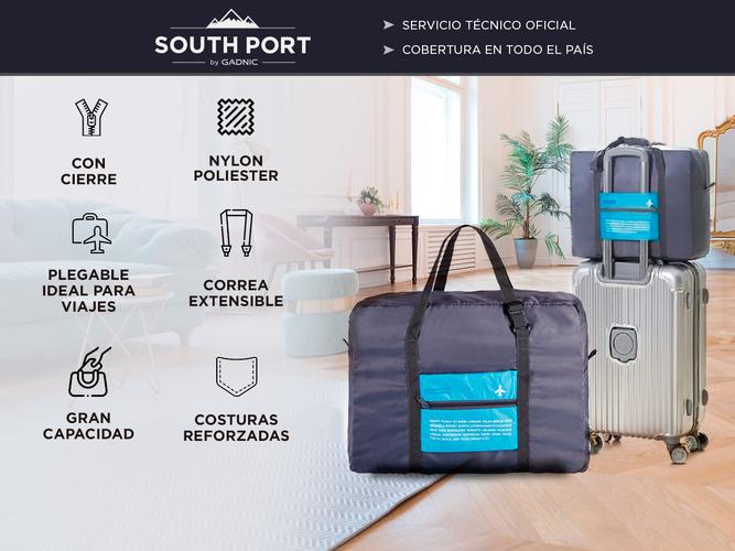Bolso Plegable Ultra Liviano South Port De Viaje - 1
