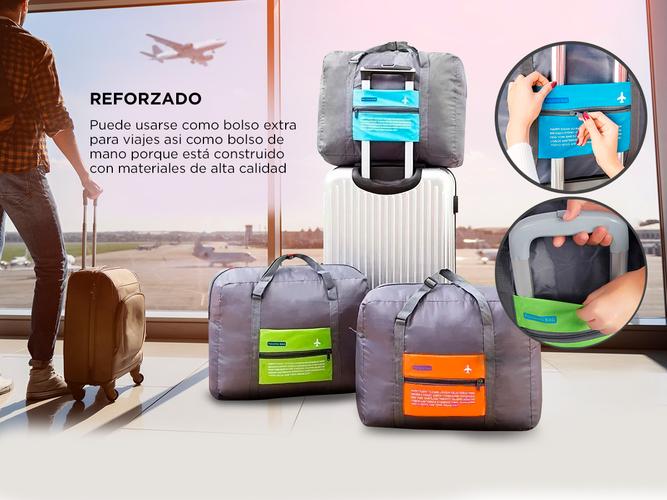Bolso Plegable Ultra Liviano South Port De Viaje - 3