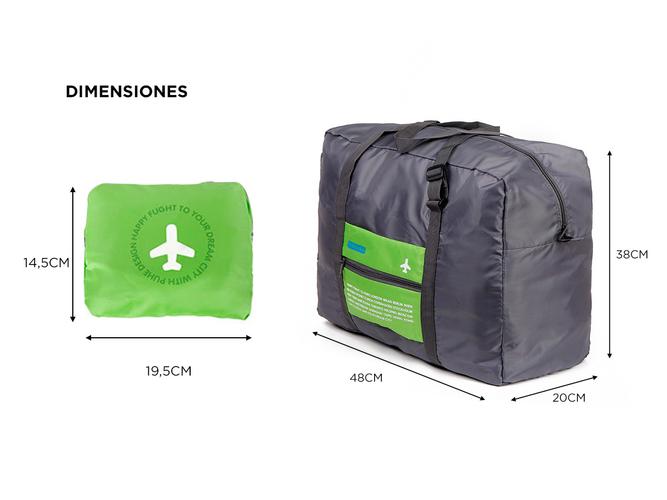 Bolso Plegable Ultra Liviano South Port De Viaje - 4