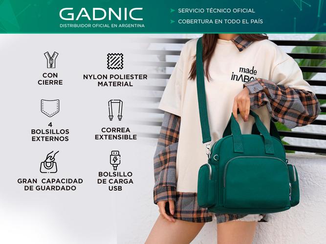 Cartera Morral Gadnic Mini Bandolera Con Correa - 1