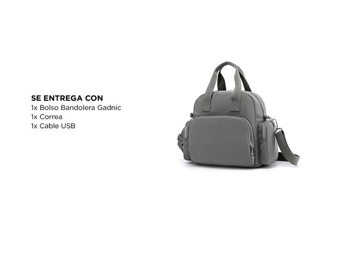 Cartera Morral Gadnic Mini Bandolera Con Correa - 5