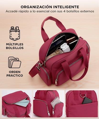 Cartera Morral Gadnic Mini Bandolera Con Correa - 2
