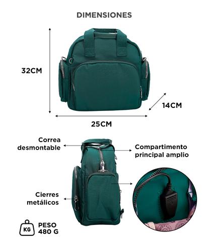 Cartera Morral Gadnic Mini Bandolera Con Correa - 5