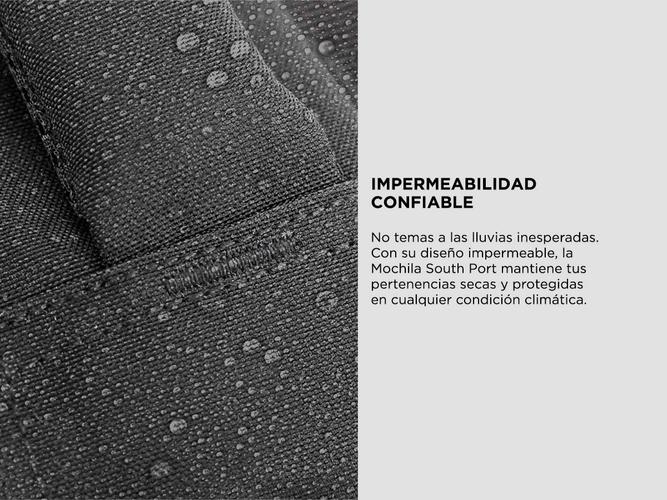 Mochila Urbana South Port Impermeable Gran Capacidad - 3