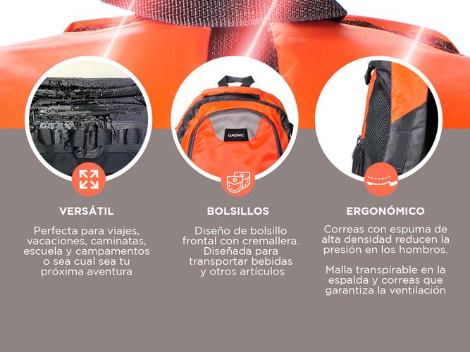Mochila Deportiva Gadnic 35L Resistente Al Agua - 2
