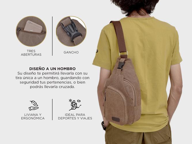 Bolso Morral Gadnic Mochila a Un Hombro  - 2