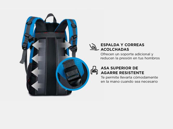 Mochila Deportiva South Port Para Viaje Trekking - 2