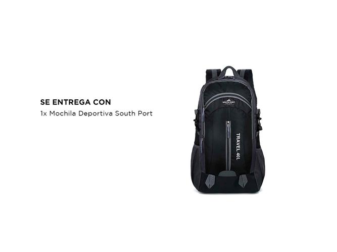 Mochila Deportiva South Port Para Viaje Trekking - 4