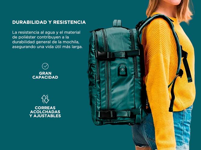 Mochila de Viaje Gadnic con Múltiples Compartimentos - 4