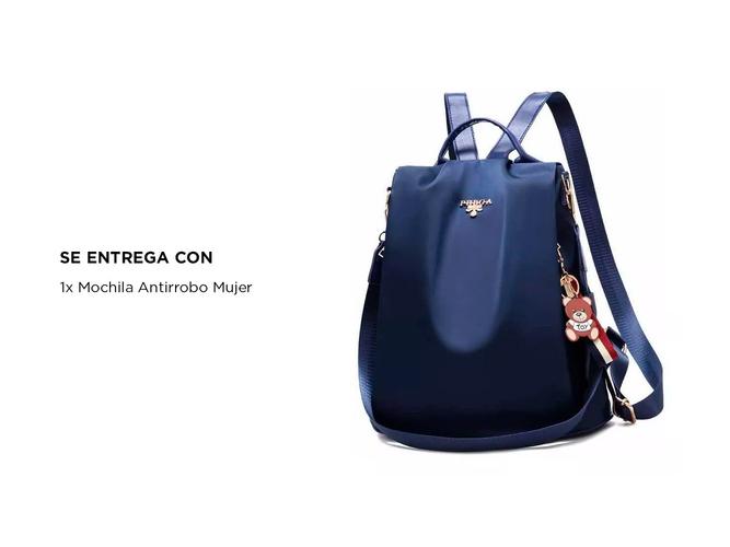 Mochila Antirobo Mujer Gadnic Impermeable 17L - 5