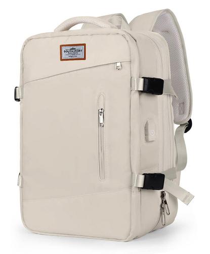 Mochila de Viaje South Port MCH228 Expansible Para Equipaje Con Puerto USB Impermeable - 6