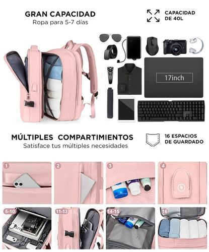 Mochila de Viaje Gadnic Expansible Impermeable  - 2