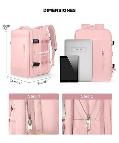 Mochila de Viaje Gadnic Expansible Impermeable  - 5