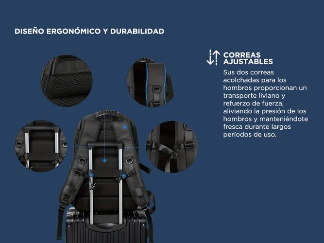 Mochila Expansible Gadnic De Viaje Impermeable - 4