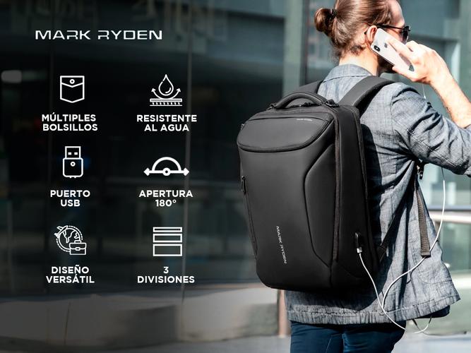 Mochila Impermeable Mark Ryden Porta Notebook - 1