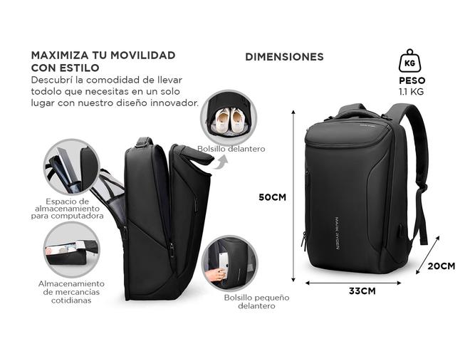 Mochila Impermeable Mark Ryden Porta Notebook - 4