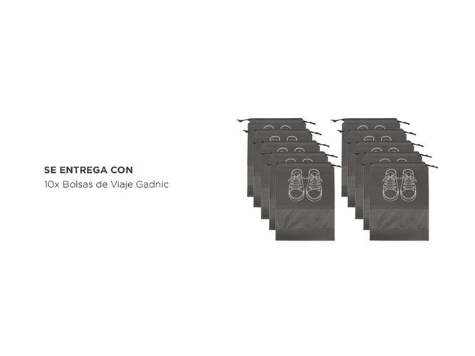 Kit x10 Bolsas de Viaje Gadnic Para Zapatos Impermeable - 4