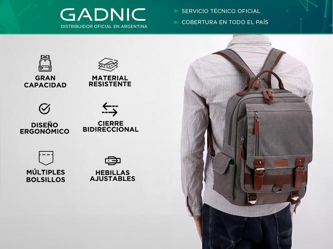 Mochila Gadnic Diseño Vintage - 1