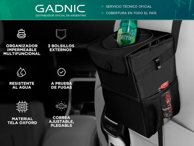 Bolso Organizador de Auto Gadnic MOCAR1 Multifuncional Sin Fugas - 1