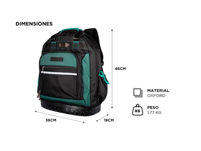 Mochila Portaherramientas Gadnic Carga Máx 45 kg - 5