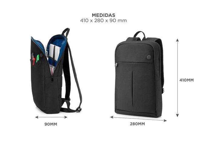 Mochila Hp 15.6 Prelude Row Backpack 2mw63aa Notebook 15.6 - 4