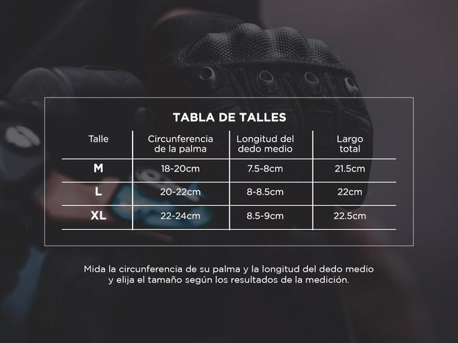 Guantes Para Moto Street Pro Con Protección Y Dedo Táctil Palma Con Grip - 4