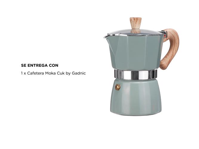 Cafetera Moka Cuk By Gadnic MK60P Tipo Italiana  - 5