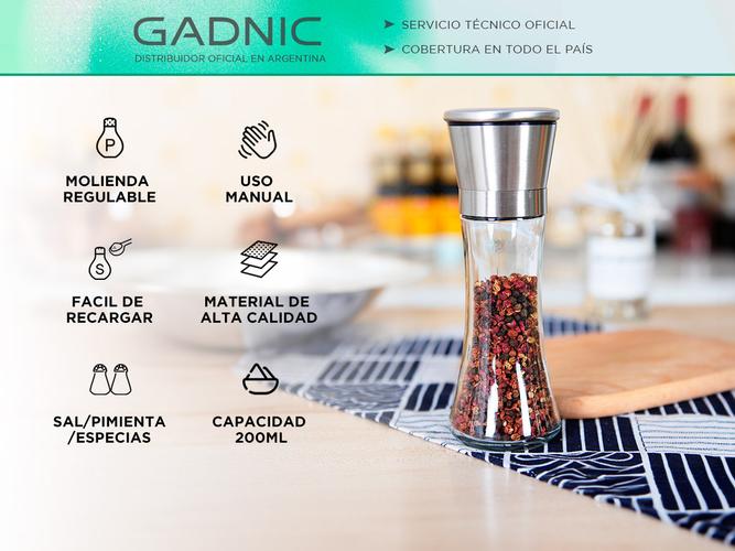 Set X2 Molinillo Pimentero Cuk By Gadnic Moledor Manual  - 1